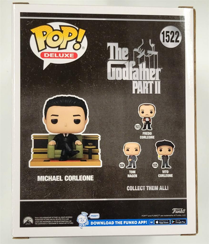Al Pacino signed Jumbo Godfather Michael Corleone Funko Pop 1522 ~ Beckett BAS