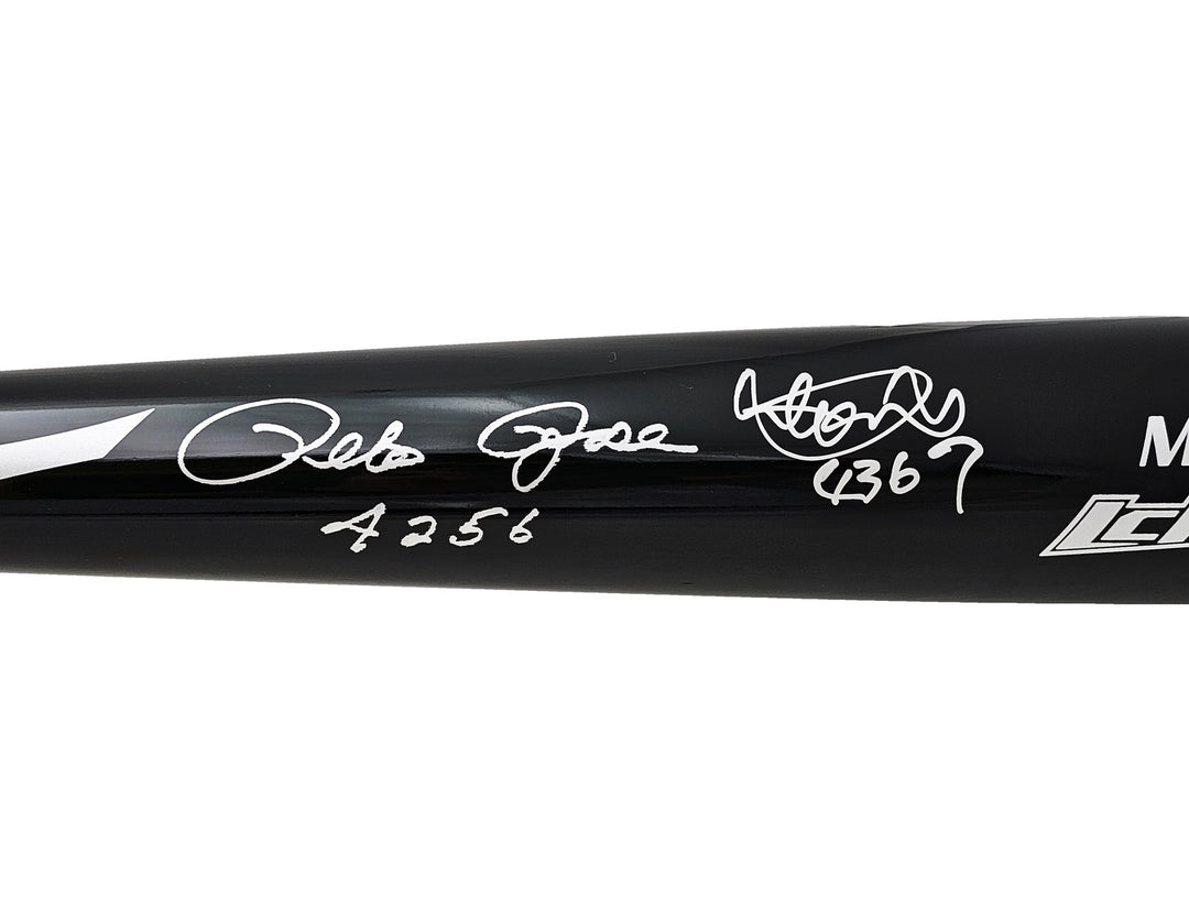 Ichiro Suzuki Pete Rose Auto Black Mizuno Player Model Bat Mariners Hits PR Holo