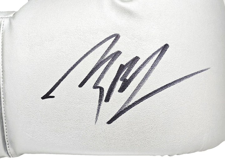 Michael B. Jordan Signed Silver Reyes Boxing Glove Right Handed RH Beckett Wit
