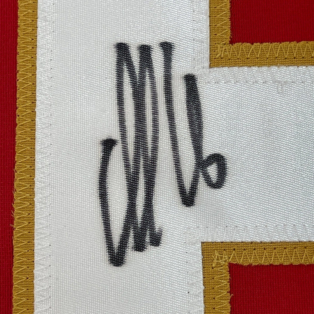 Framed Autographed/Signed Aleksander Barkov 33x42 Florida Red Jersey COA