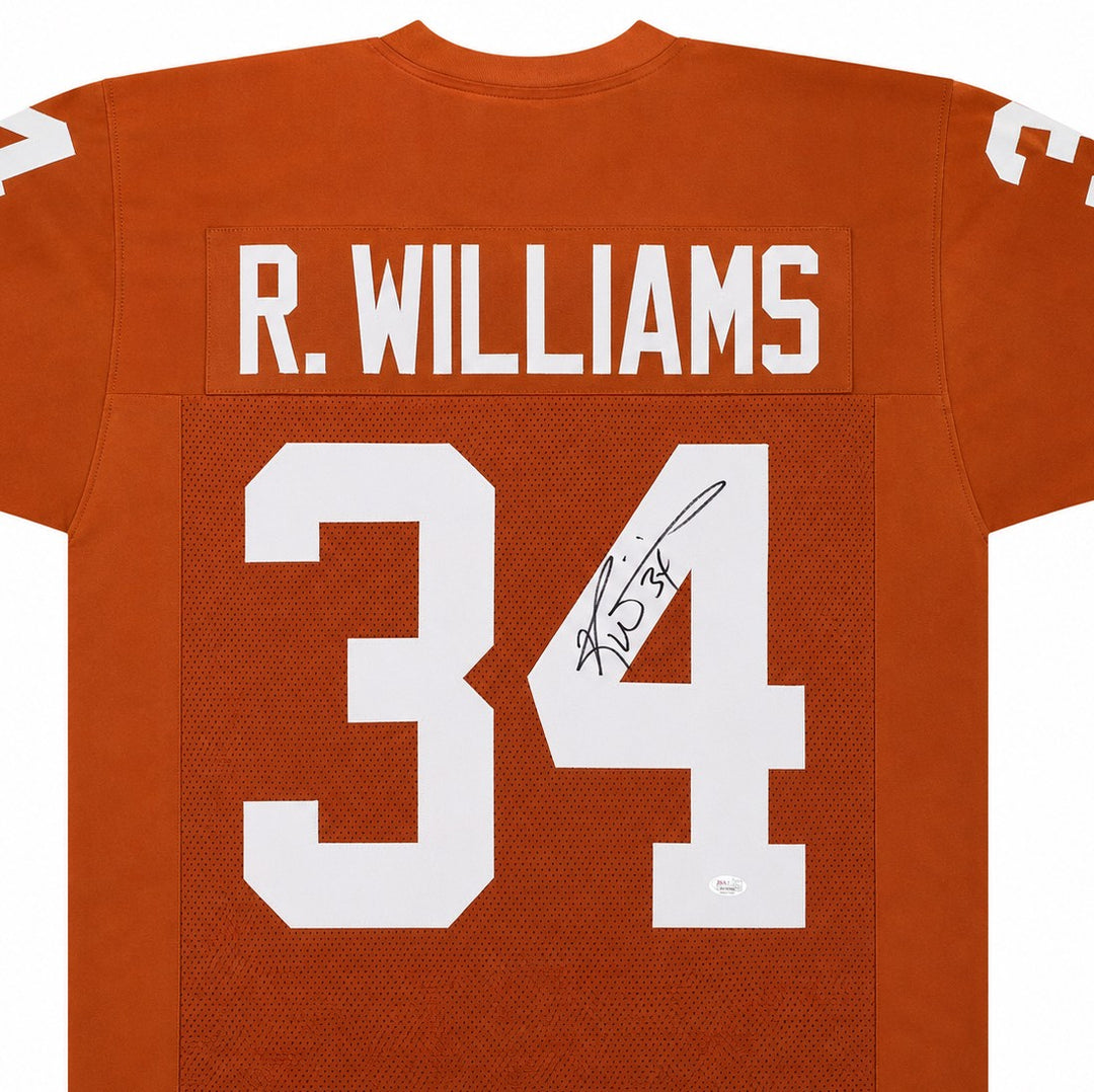 Texas Longhorns Ricky Williams Signed Orange Jersey JSA
