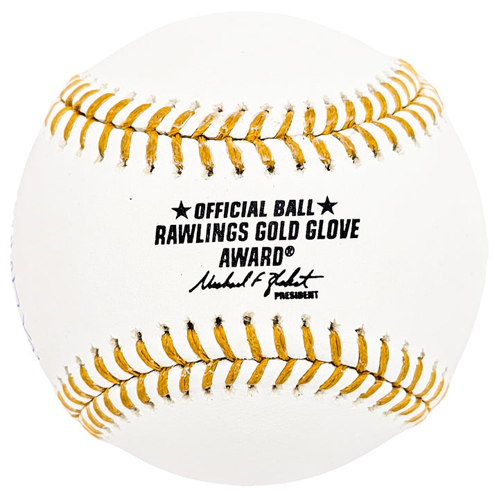 Ichiro Suzuki Auto Official Gold Glove Baseball Mariners 10x Gold Glove IS Holo