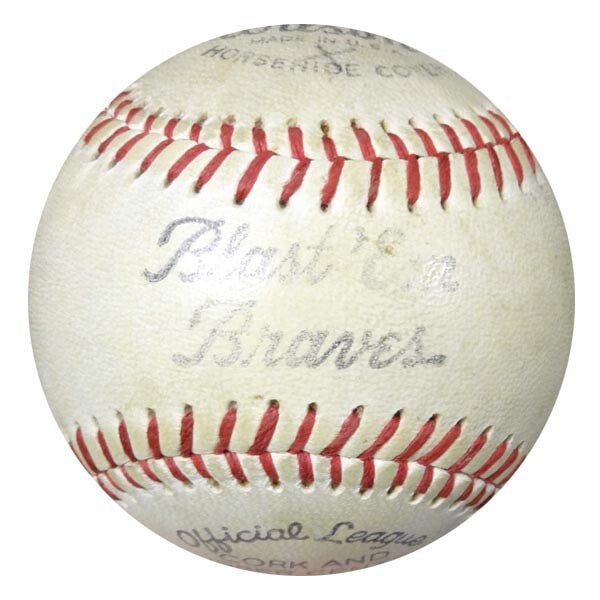Hank Aaron Signed Baseball Atlanta Braves "5/9/69" Vintage Sig PSA/DNA