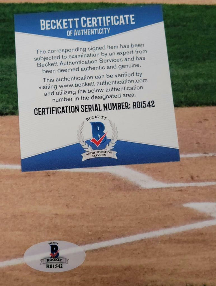 Alex Verdugo autograph signed 11x14 Photo Quakes Red Sox ~ Beckett Rookie COA