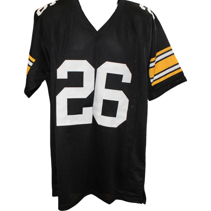 Rod Woodson Autographed/Signed Pro Style XL Black Jersey Beckett Witness 54295