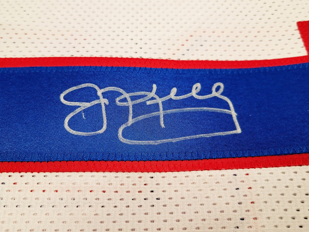 Buffalo Bills Jim Kelly Autographed Signed White Jersey Beckett BAS QR