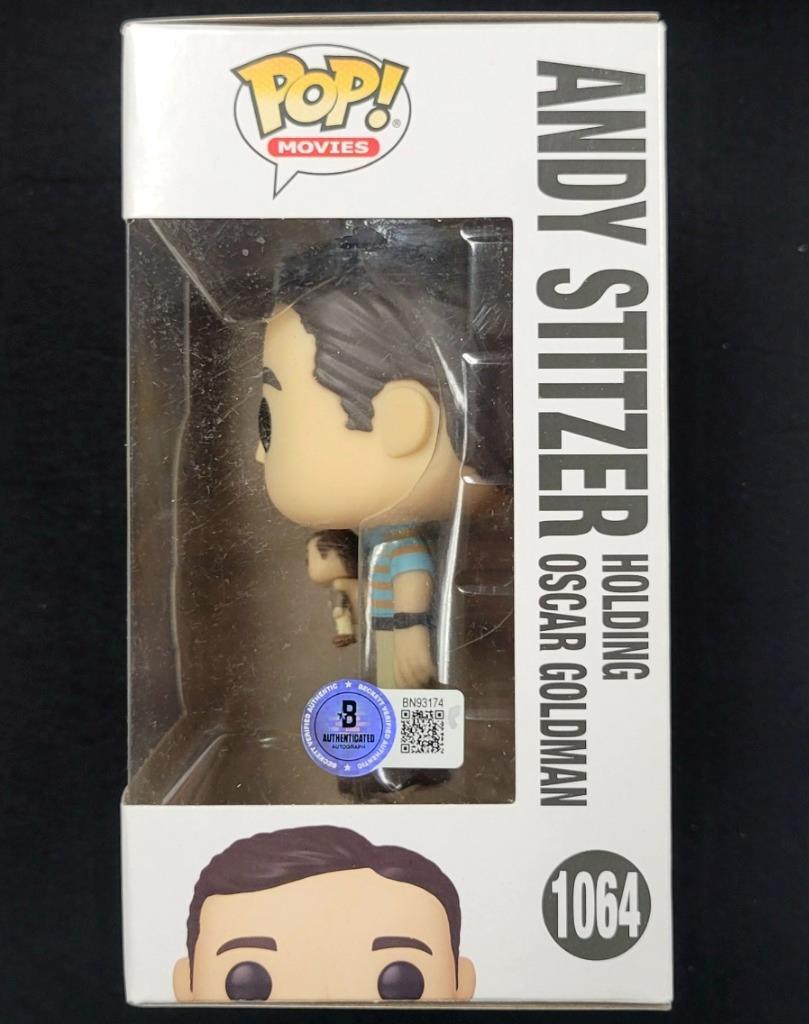 Judd Apatow signed 40-Year-Old Virgin Andy Stitzer Funko Pop! auto B Beckett BAS