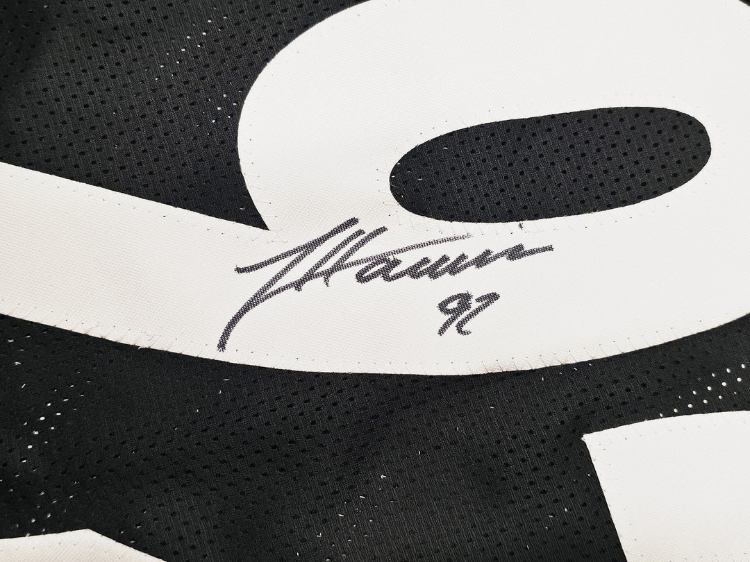 Pittsburgh Steelers James Harrison Signed Black Jersey Beckett Witness