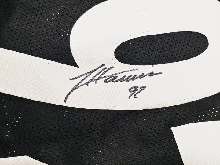 Pittsburgh Steelers James Harrison Signed Black Jersey Beckett Witness