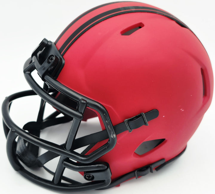 Mike Singletary Signed 49ers Rave Red Speed Mini Helmet Beckett Witness