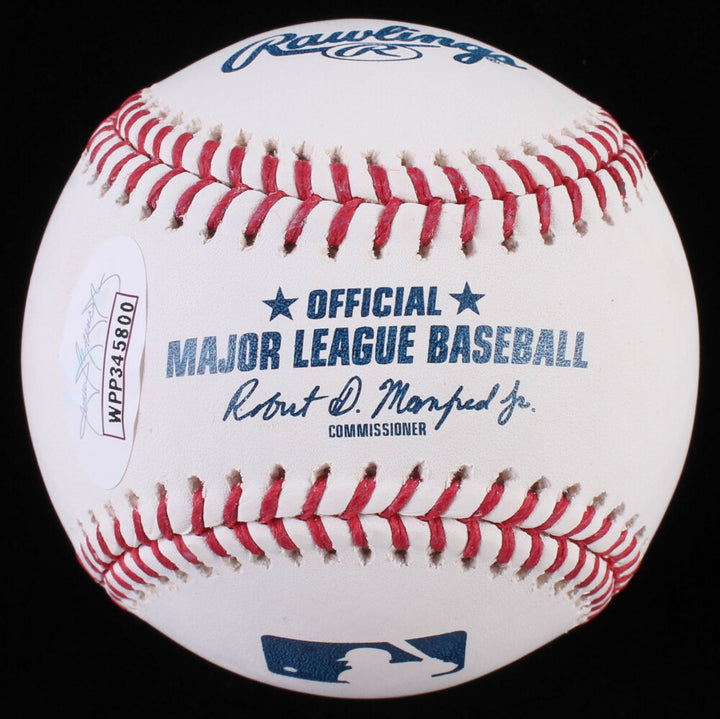 RYDER GREEN SIGNED OML MANFRED RAWLINGS BASEBALL NY YANKEES 2018 DRAFT PICK JSA