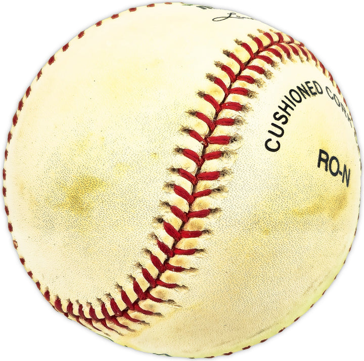 Tom Robson Signed NL Baseball Texas Rangers Beckett #BM17836
