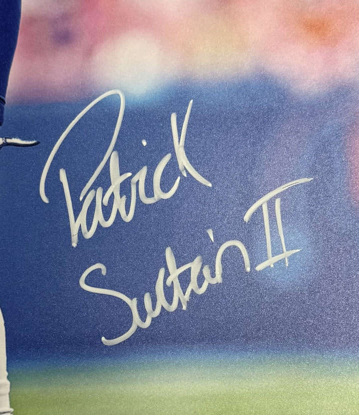 Patrick Surtain Autographed Denver Broncos 16x20 Photo Beckett Witness 56444
