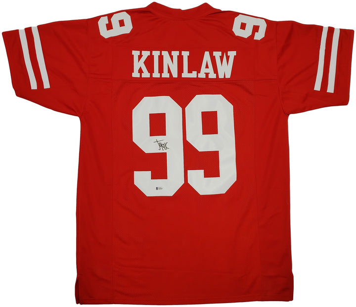 San Francisco 49ers Javon Kinlaw Autographed Signed Red Jersey Beckett