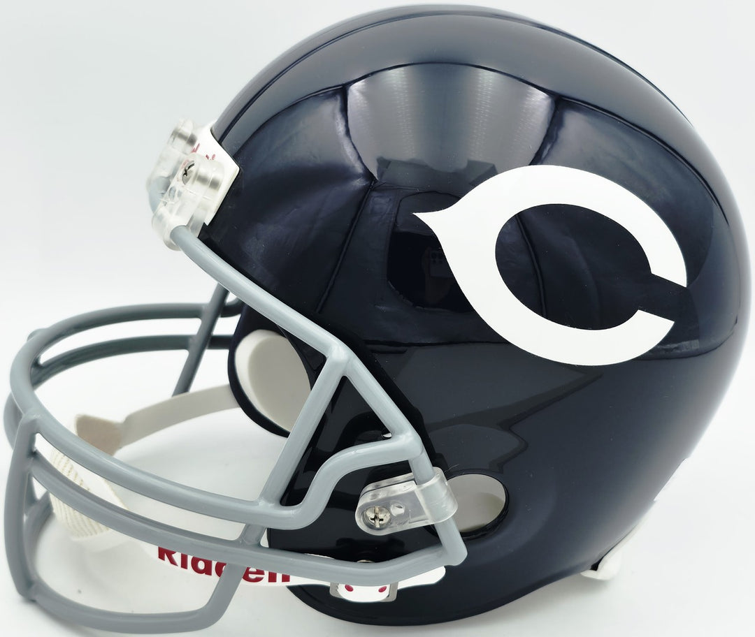 Dick Butkus Mike Singletary Brian Urlacher Auto Bears Blue Full Size Rep Helmet