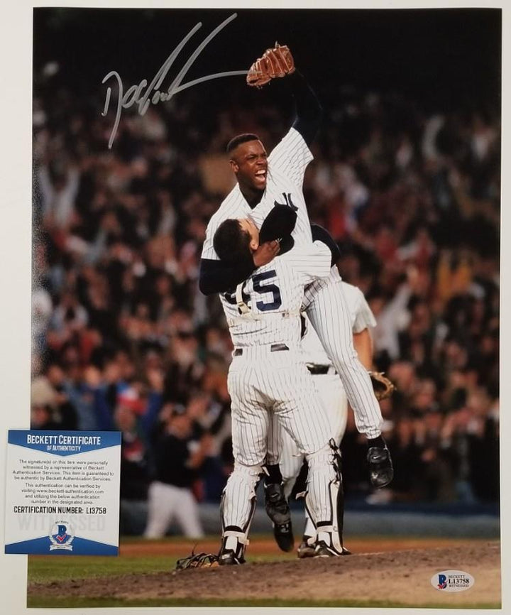 DOC GOODEN Signed 11x14 No Hitter Yankees Photo #1 ~ Beckett BAS COA ITP