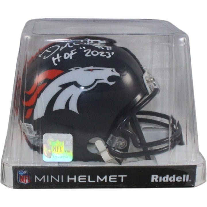 Demarcus Ware Autographed Denver Broncos TB VSR4 Mini Helmet HOF Beckett 56390