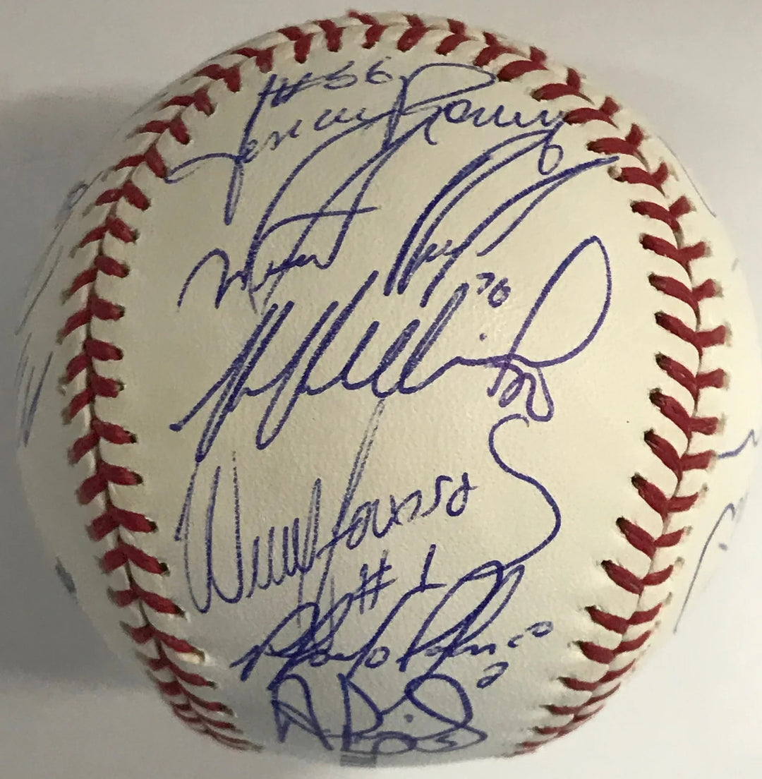 2006 Dominican Republic WBC Autographed Baseball (JSA)