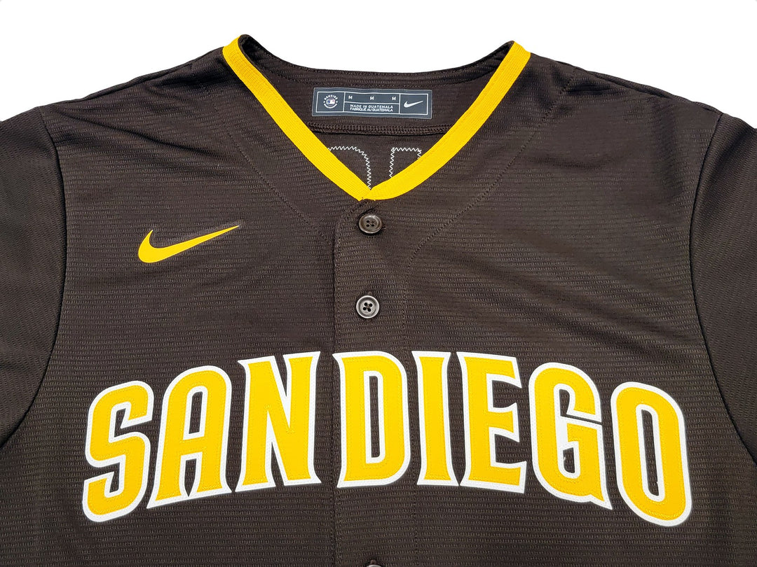 San Diego Padres Fernando Tatis Jr. Signed Brown Nike Jersey Size M Beckett Wit