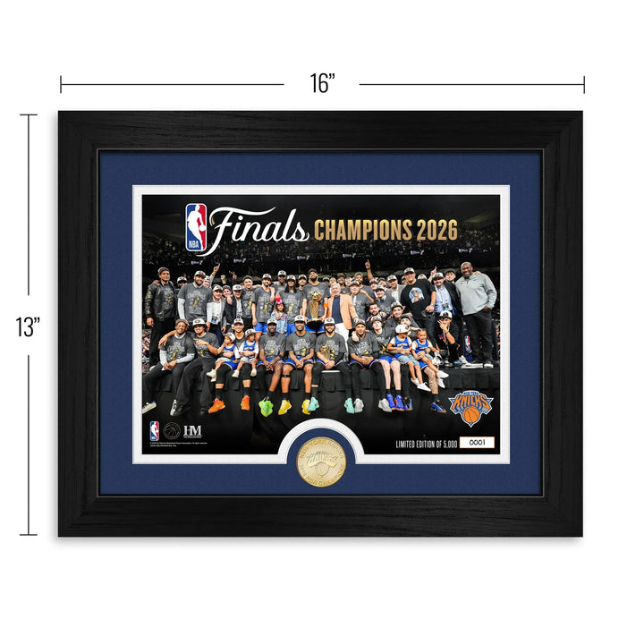 New York Knicks 2026 NBA Champions Celebration Bronze Coin Photo Mint