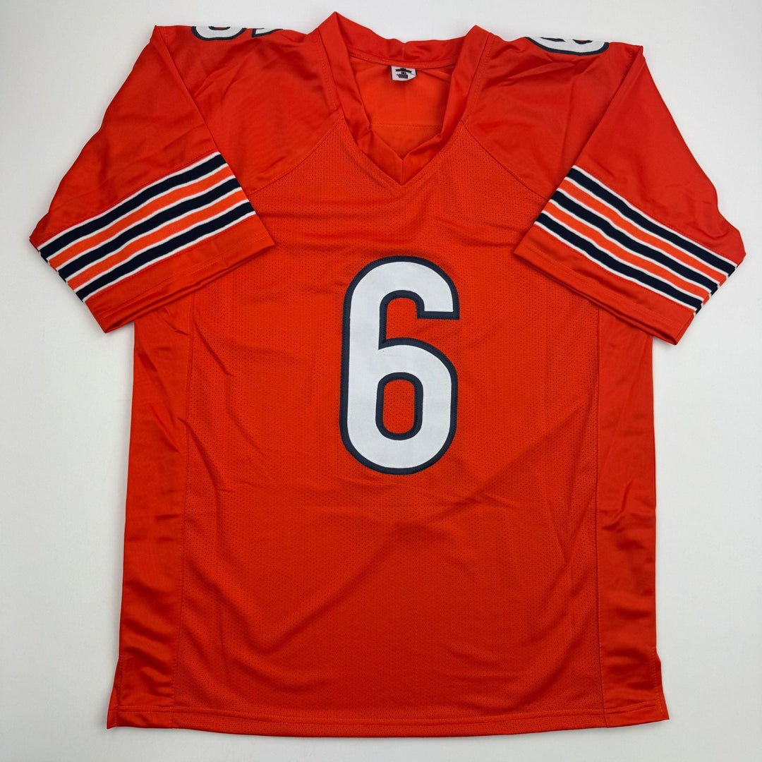 Autographed/Signed Jay Cutler Chicago Orange Football Jersey PSA/DNA COA