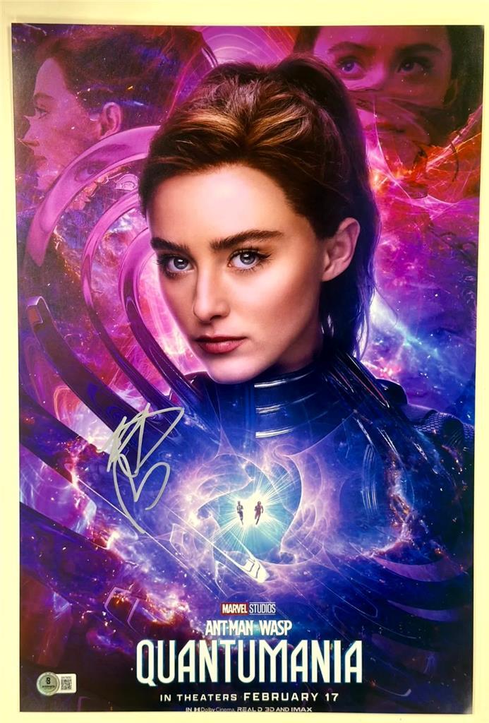 Kathryn Newton signed Ant-man Quantumania 12x18 photo autograph ~ Beckett BAS
