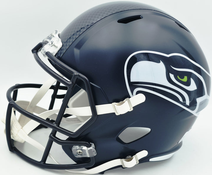 Byron Murphy II Signed Seahawks Blue Full Size Speed Replica Helmet MCS Holo
