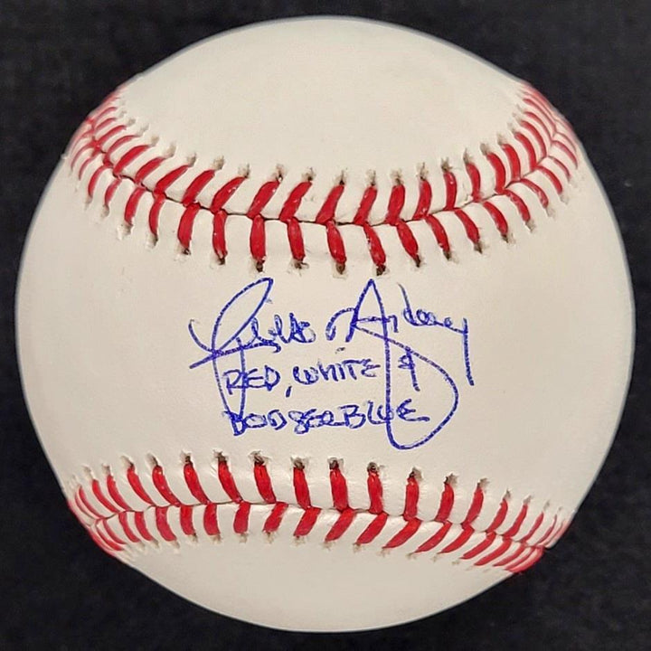 Rick Monday autograph signed "Red, White & Dodger Blue" MLB Baseball BAS Beckett
