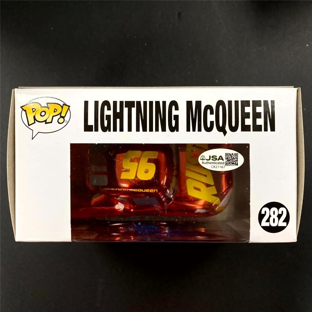 Owen Wilson signed Lightning McQueen Funko Pop! 282 autograph ~ JSA