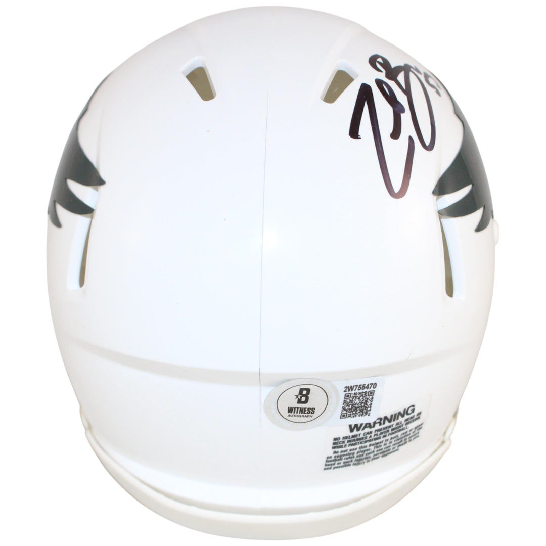 Zack Baun Autographed Philadelphia Eagles TB Mini Helmet Beckett Witness 52879