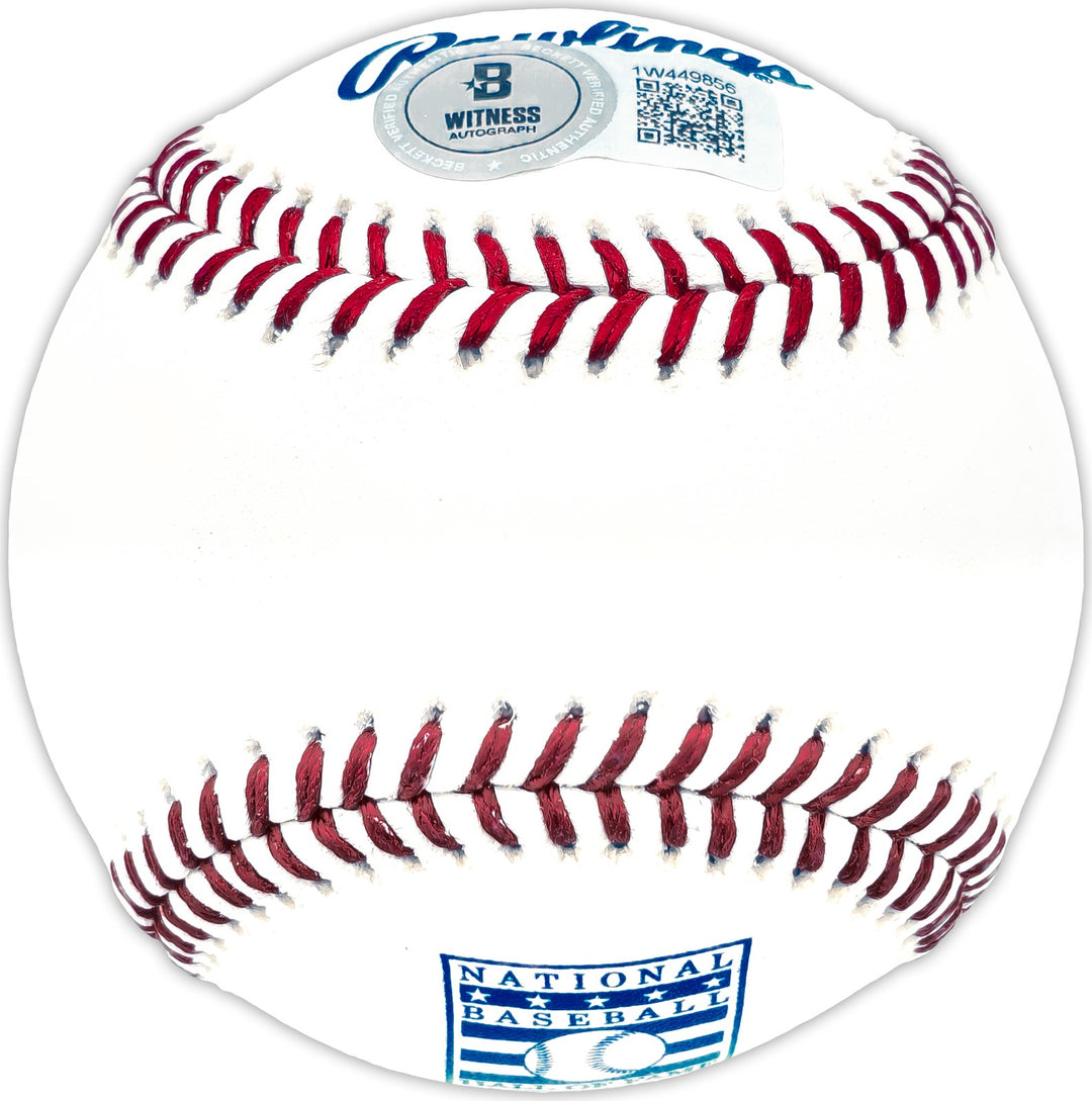 Edgar Martinez Signed Official HOF Logo Baseball Mariners Beckett Witness