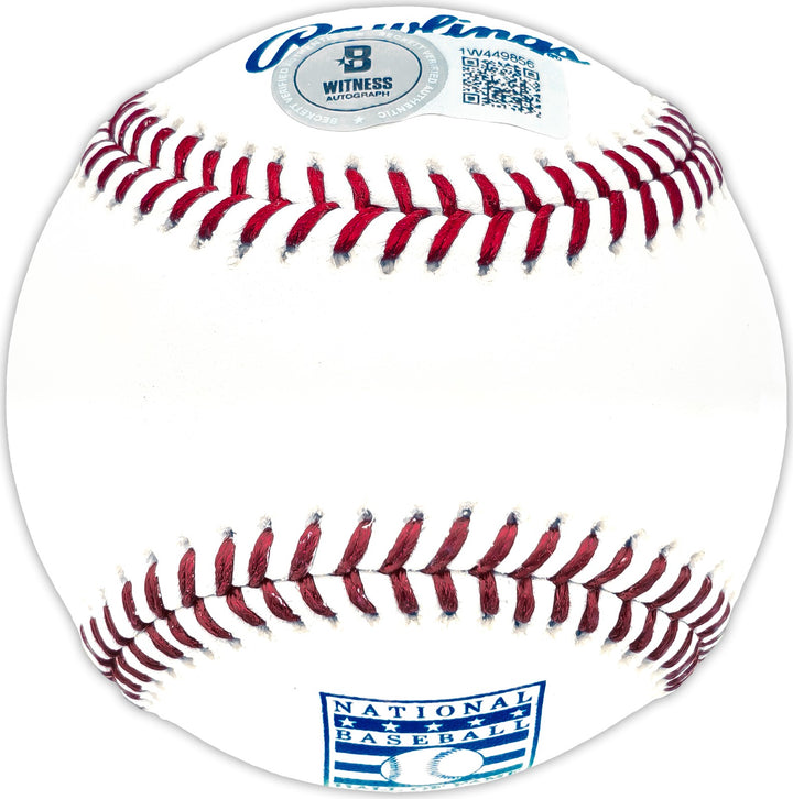 Edgar Martinez Signed Official HOF Logo Baseball Mariners Beckett Witness
