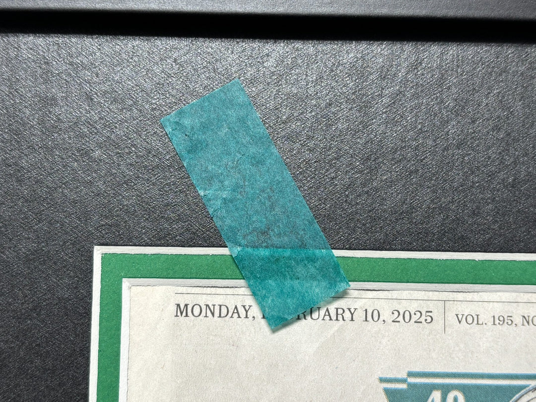 Philadelphia Eagles Super Bowl 59 Champs Confetti Framed Inquirer Newspaper LIX