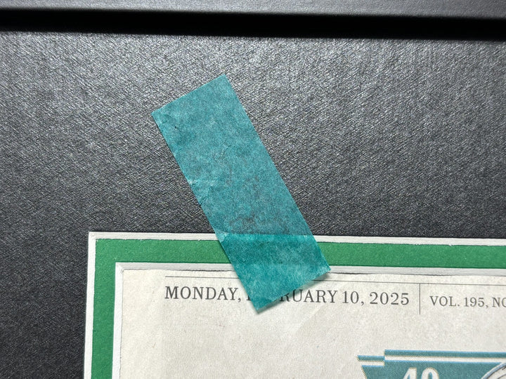 Philadelphia Eagles Super Bowl 59 Champs Confetti Framed Inquirer Newspaper LIX