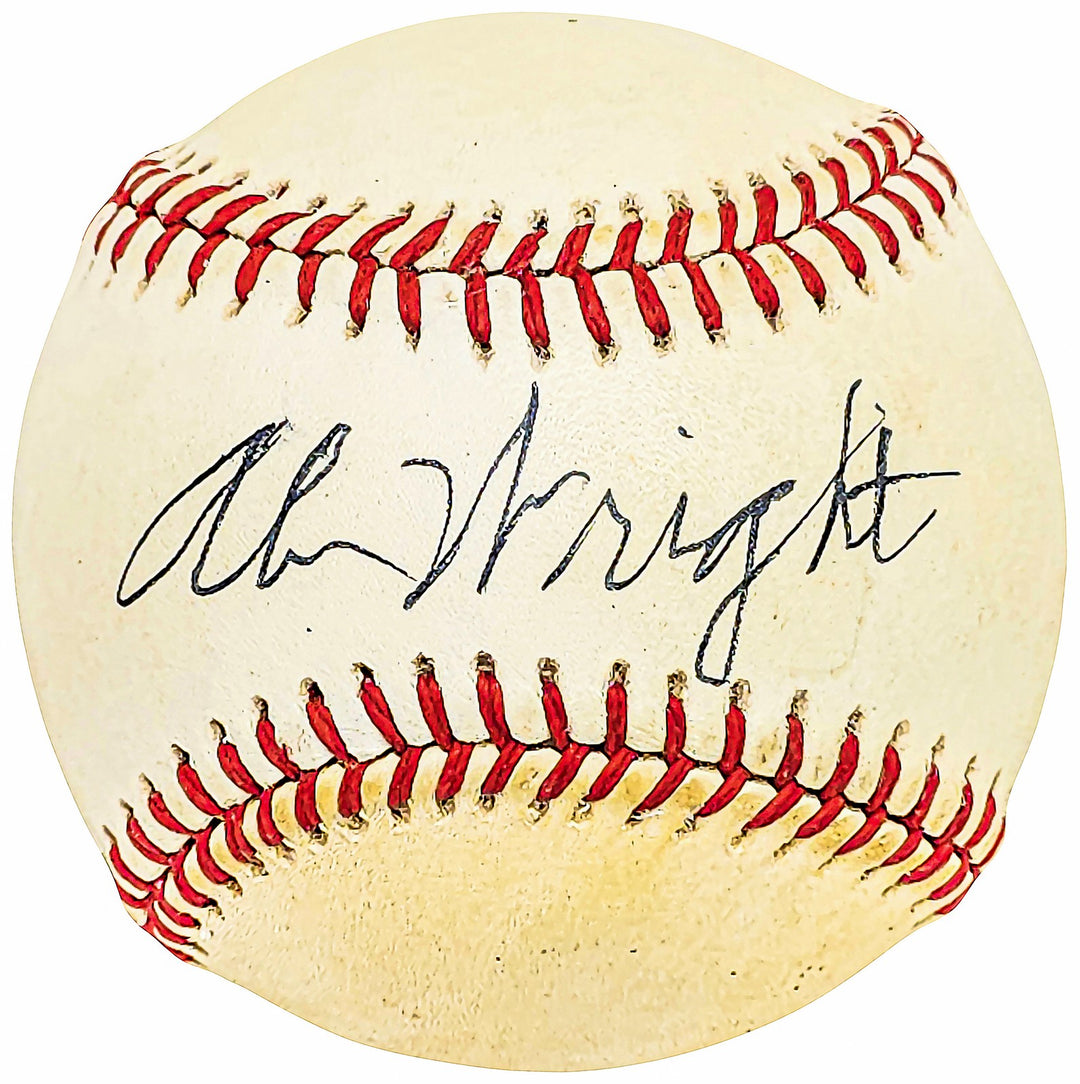 A.B. Wright Signed NL Baseball Boston Braves Vintage Sig Beckett #BH039016