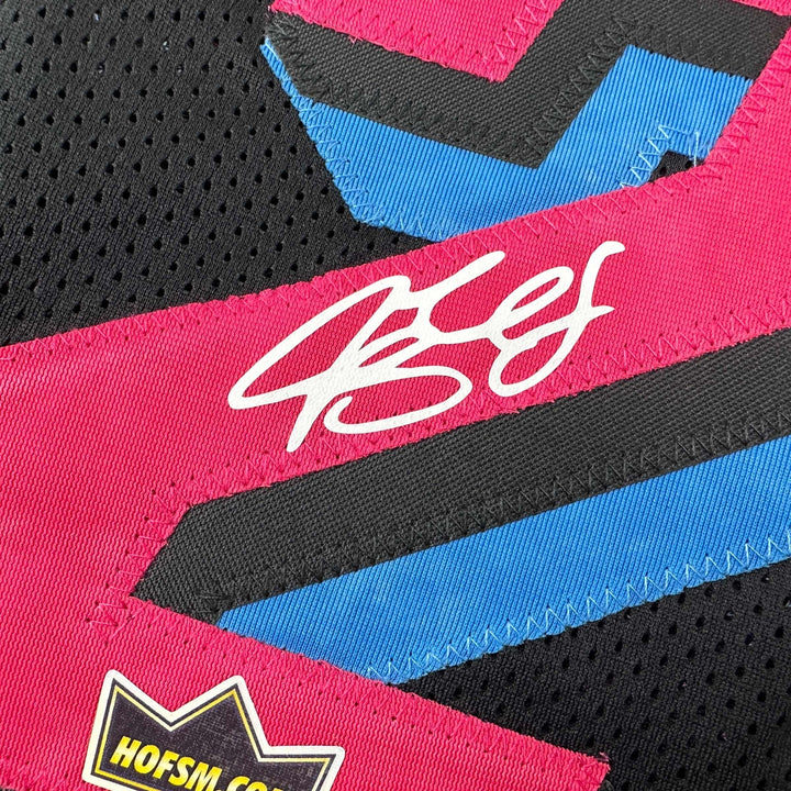 Facsimile Autographed Jimmy Butler Miami Black Vice City Reprint Auto Jersey XL