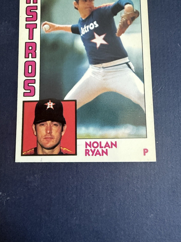 1984 topps tiffany #470 nolan ryan glossy SP card Nm - Mint Centered Rare