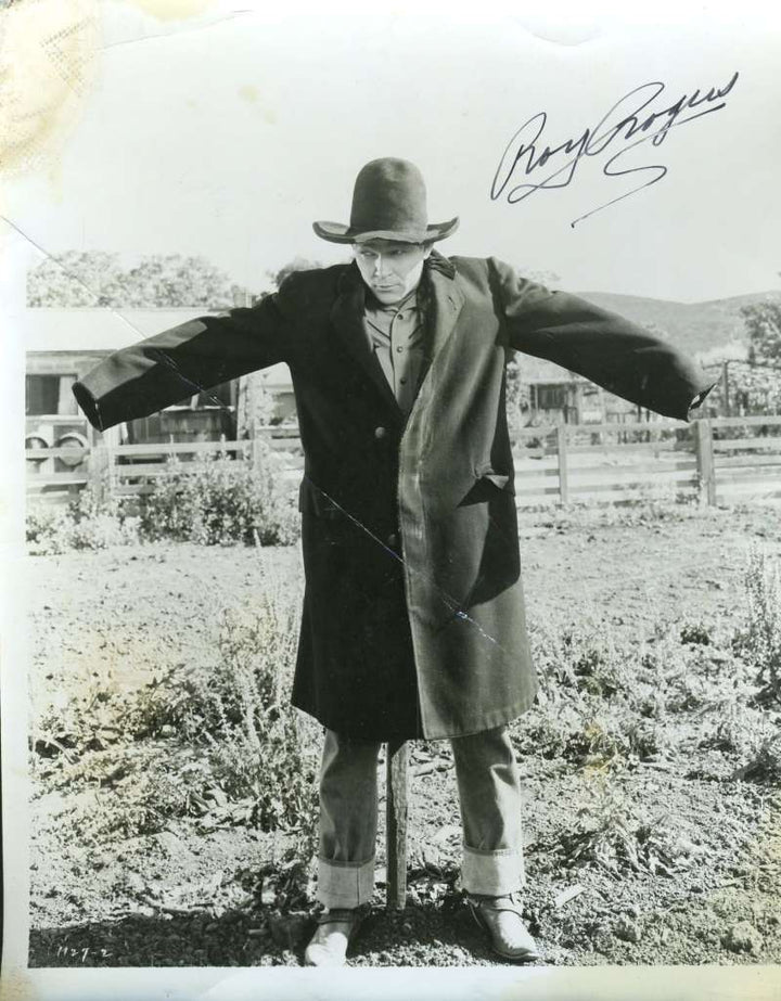 Roy Rogers Vintage Jsa Coa Signed 8x10 Photo Authenticated Autograph