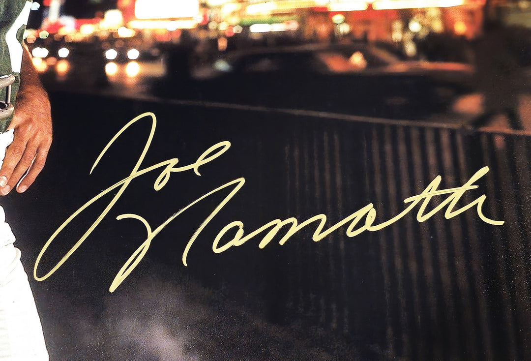 Joe Namath Auto Signed 16x20 Photo New York Jets Auto Signed In Gold Beckett Wit