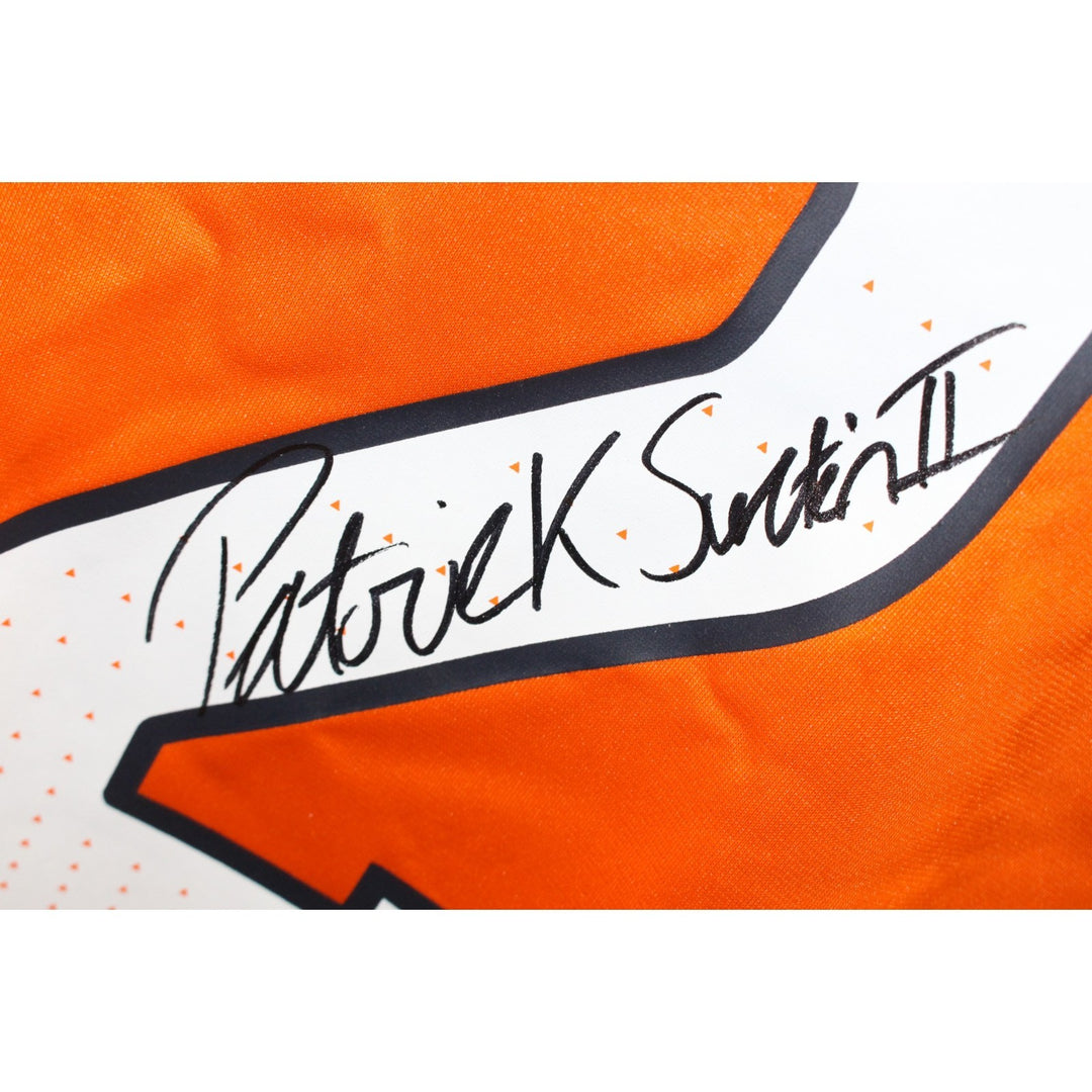 Patrick Surtain Autographed Denver Broncos Orange Nike XL Jersey Beckett 56423