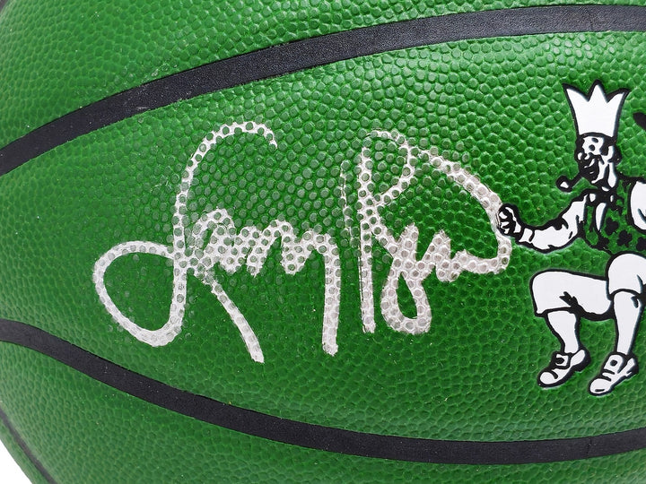 Larry Bird Auto Green City Edt Auerbach Smoke Logo Basketball Celtics Beckett
