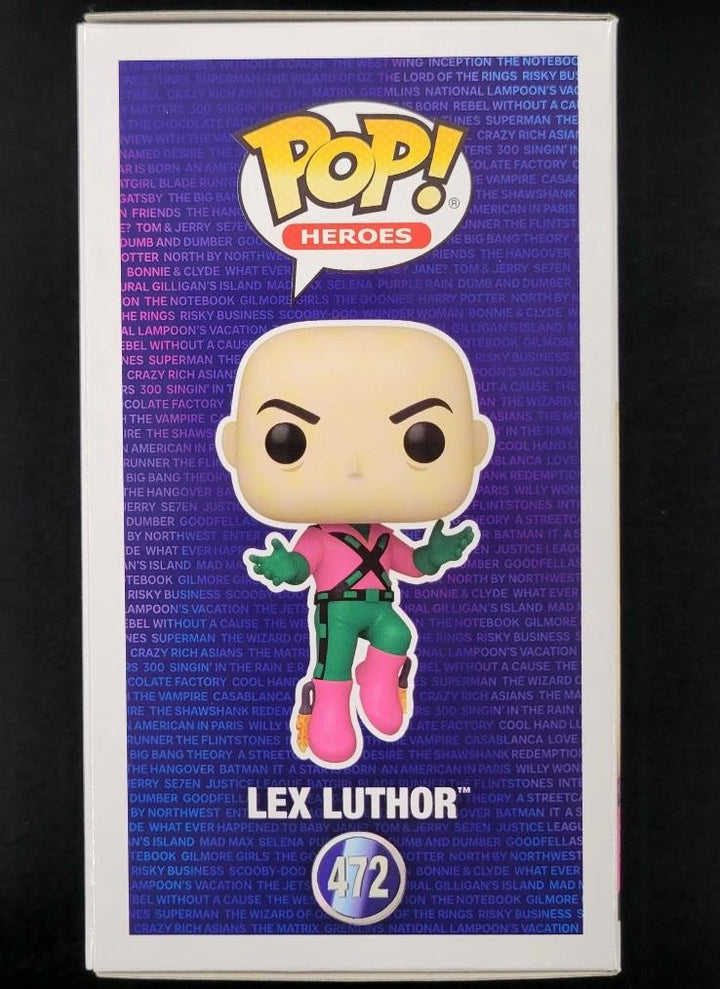 Jesse Eisenberg signed Lex Luthor DC Funko Pop! 472 autograph (B) ~ Beckett BAS