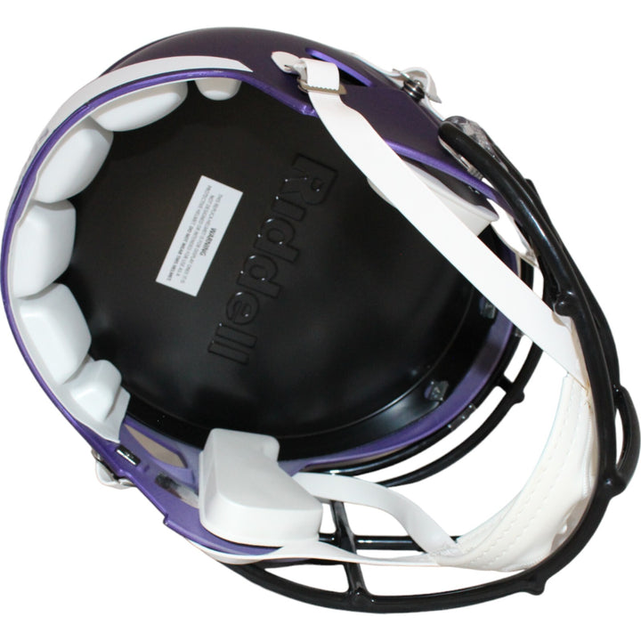 Adrian Peterson Signed Minnesota Vikings F/S Helmet Beckett 43677