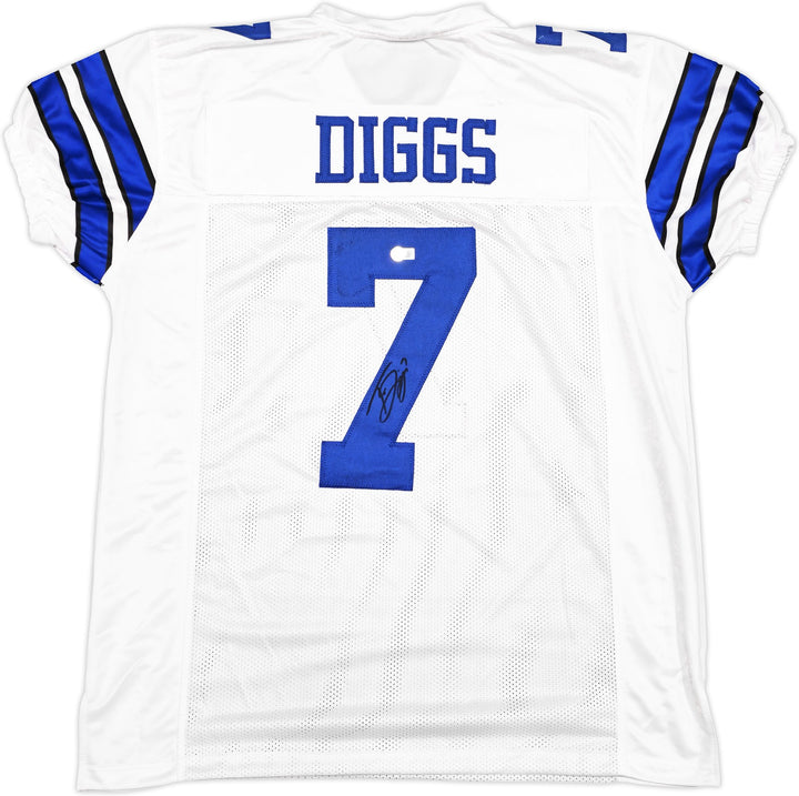 Dallas Cowboys Trevon Diggs Autographed Signed White Jersey Beckett