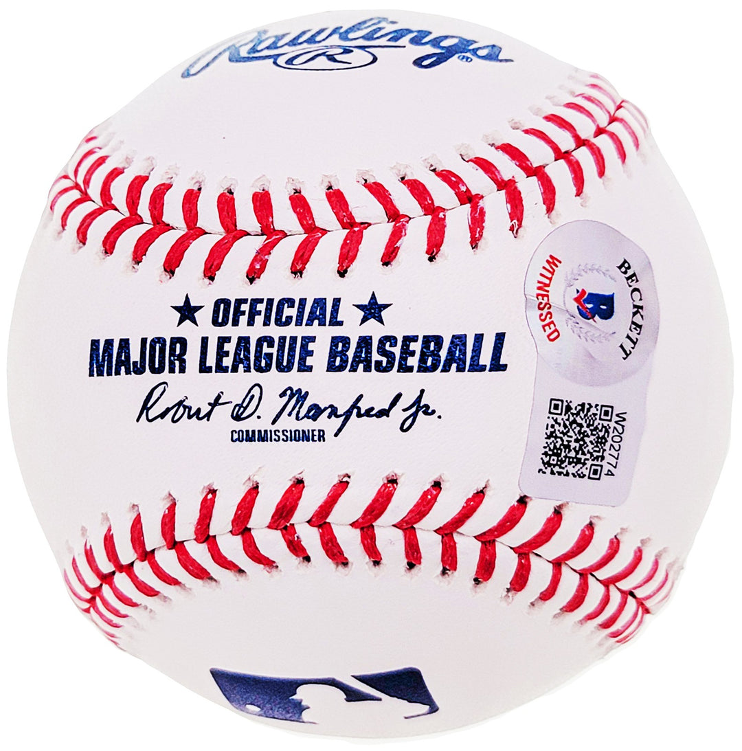 Joe Torre Signed MLB Baseball New York Yankees "HOF 14" Beckett Witness