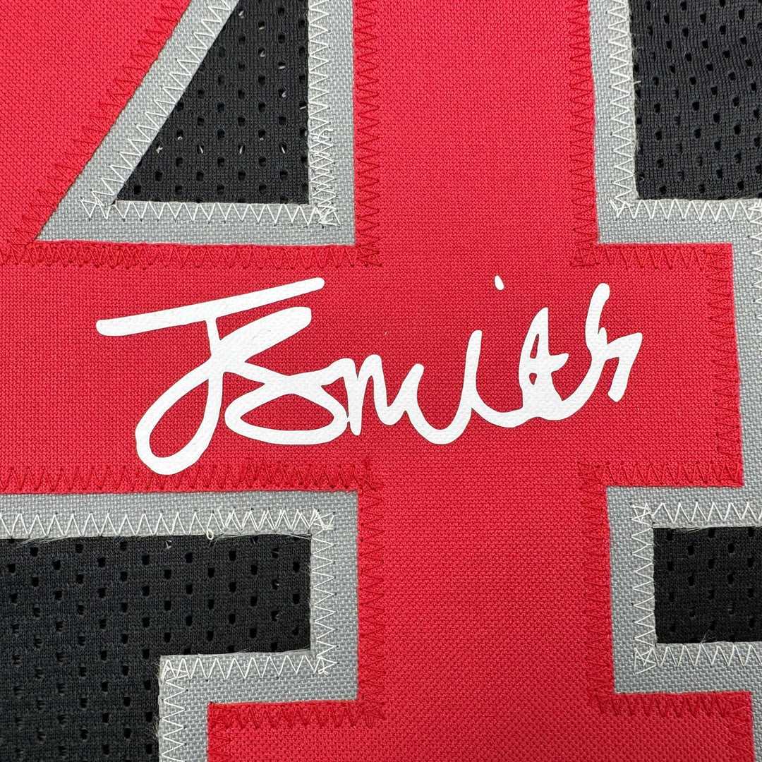 Facsimile Autographed Jeremiah Smith Ohio State Black Reprint Jersey Men's XL