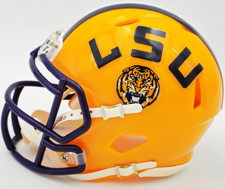 Odell Beckham Jr. Signed LSU Tigers Yellow Speed Mini Helmet Beckett Wit