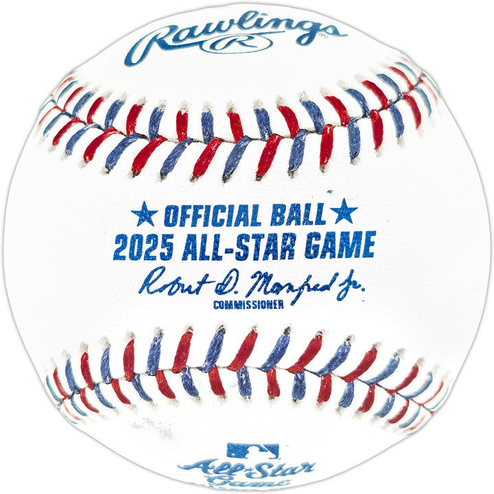 Bryan Woo Signed Official 2025 All Star Game Logo Game Baseball Mariners JSA Wit