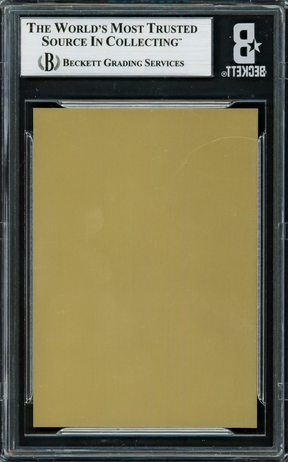 Carl Yastrzemski Signed 1989 HOF Metallic Plaque Card Boston Red Sox Beckett