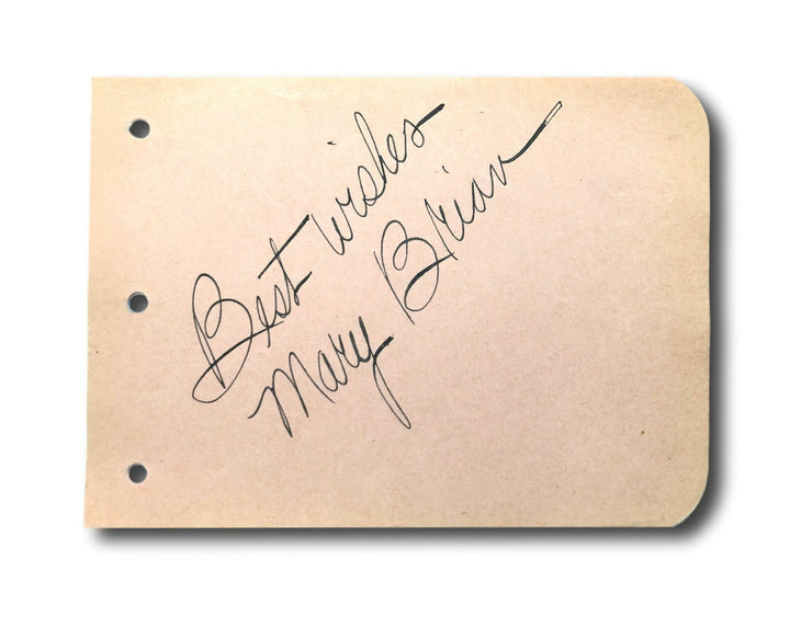 Mary Brian Hand Signed Album Page Cut JSA COA Autograph The Virginian Actress